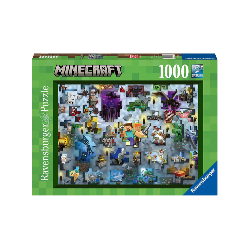 PUZZLE 1000 PIEZAS MINECRAFT MOBS