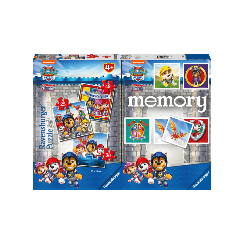 MULTIPACK MEMORY+3 PUZZLE PATRULLA CANINA 2