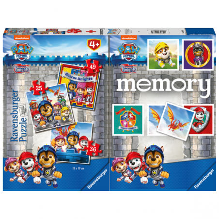 MULTIPACK MEMORY+3 PUZZLE PATRULLA CANINA 2