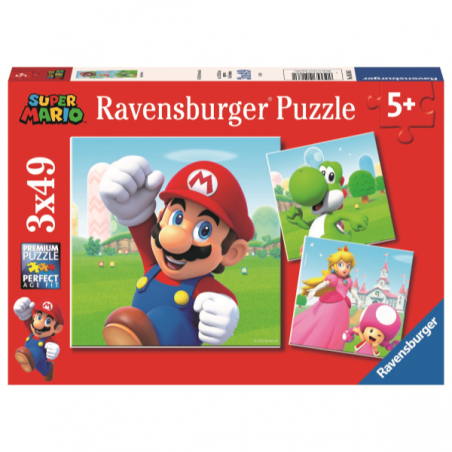 PUZZLE 3X49 PIEZAS SUPER MARIO