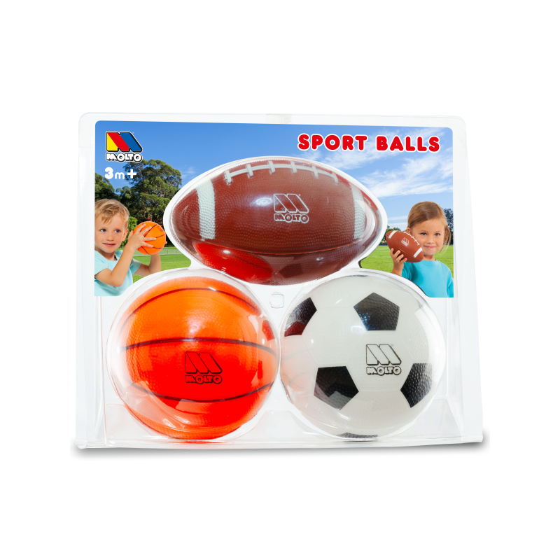 SET 3 PELOTAS DE DEPORTE