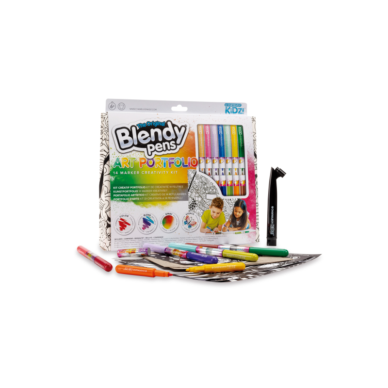 BLENDY PENS KIT CREATIVO ART PORTFOLIO