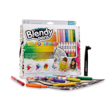 BLENDY PENS KIT CREATIVO ART PORTFOLIO