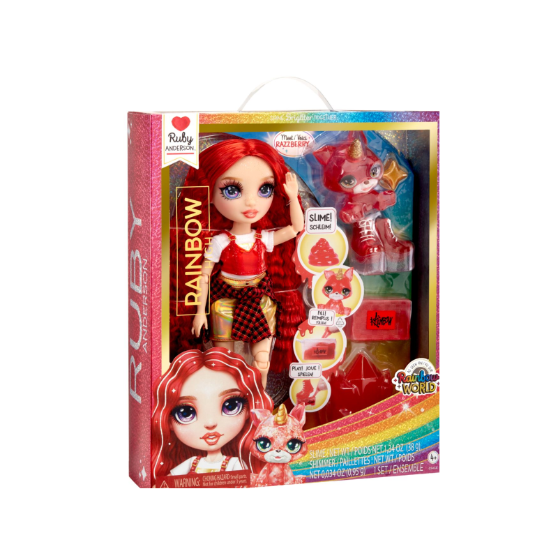 MUÑECA RAINBOW WORLD -RUBY (RED)