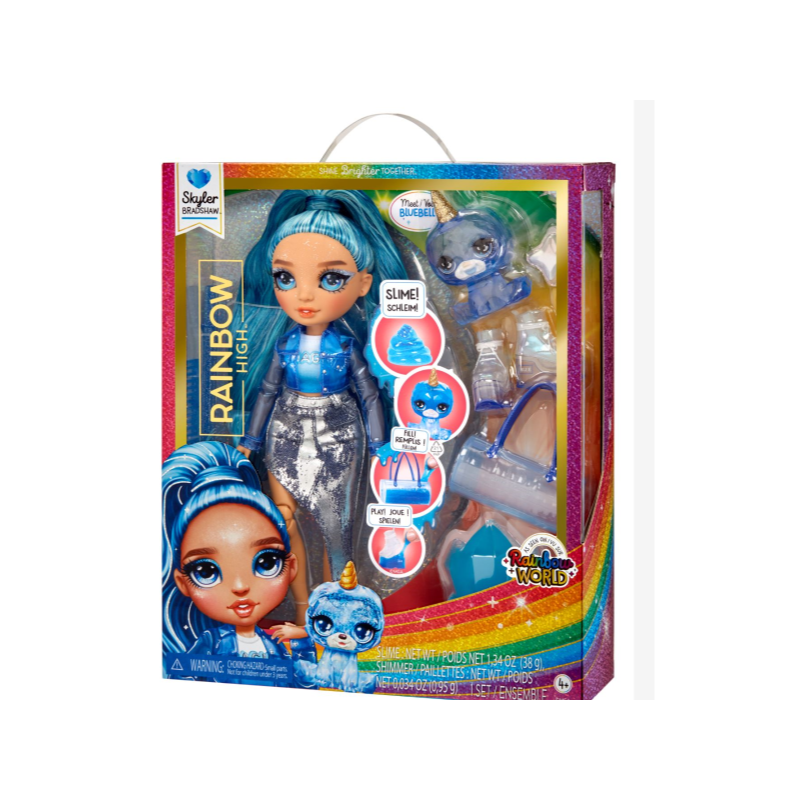 MUÑECA RAINBOW WORLD -SKYLER (BLUE)