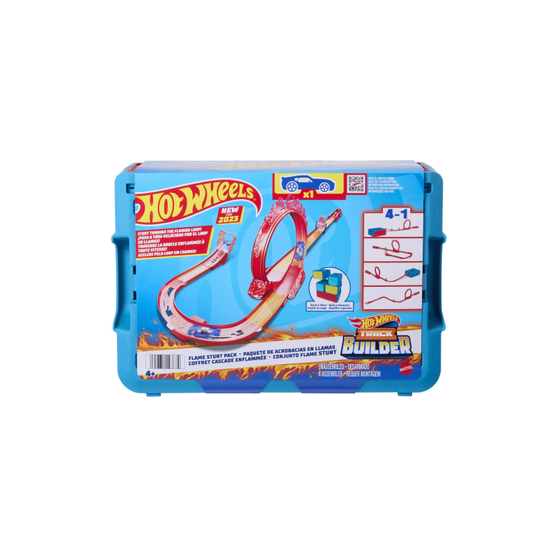 HOT WHEELS TRACK BUILDER ACROBACIAS DE FUEGO