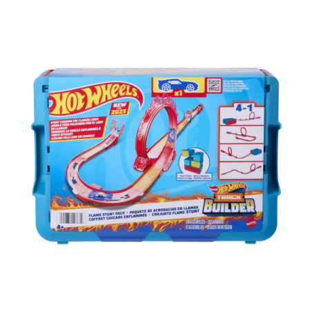 HOT WHEELS TRACK BUILDER ACROBACIAS DE FUEGO