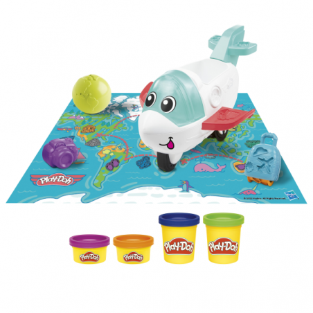 Playdoh primeras creaciones con el avion