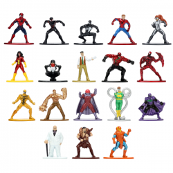 Set 18 nanofiguras marvel 4 cm w8