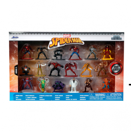 Set 18 nanofiguras marvel 4 cm w8