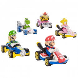 Hot wheels surtido mario kart