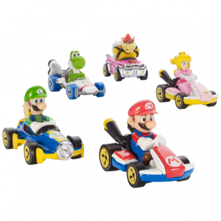 Hot wheels surtido mario kart