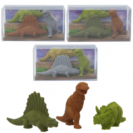 Dino world set de gomas dinosaurios