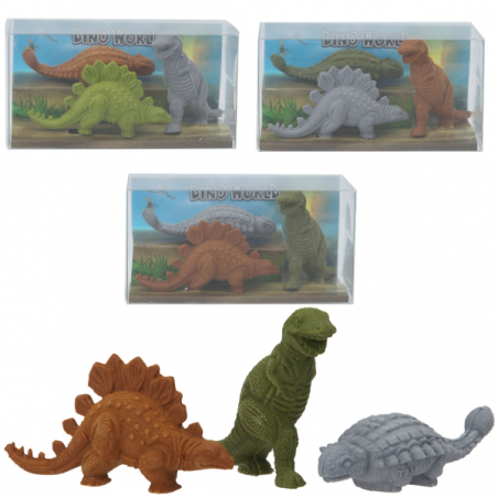 Dino world set de gomas dinosaurios