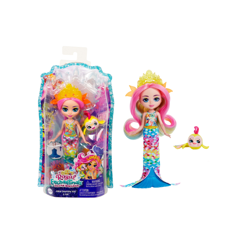 ROYAL ENCHANTIMALS RAINEY RAINBOW FISH