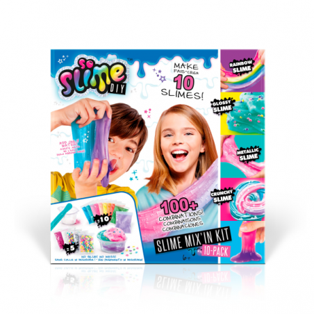 Slime mix in kit 10 pack