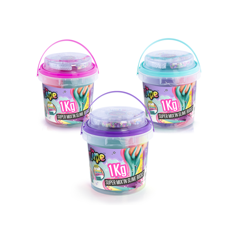 SLIME SUPER BUCKET WITH DECORATIONS SDO