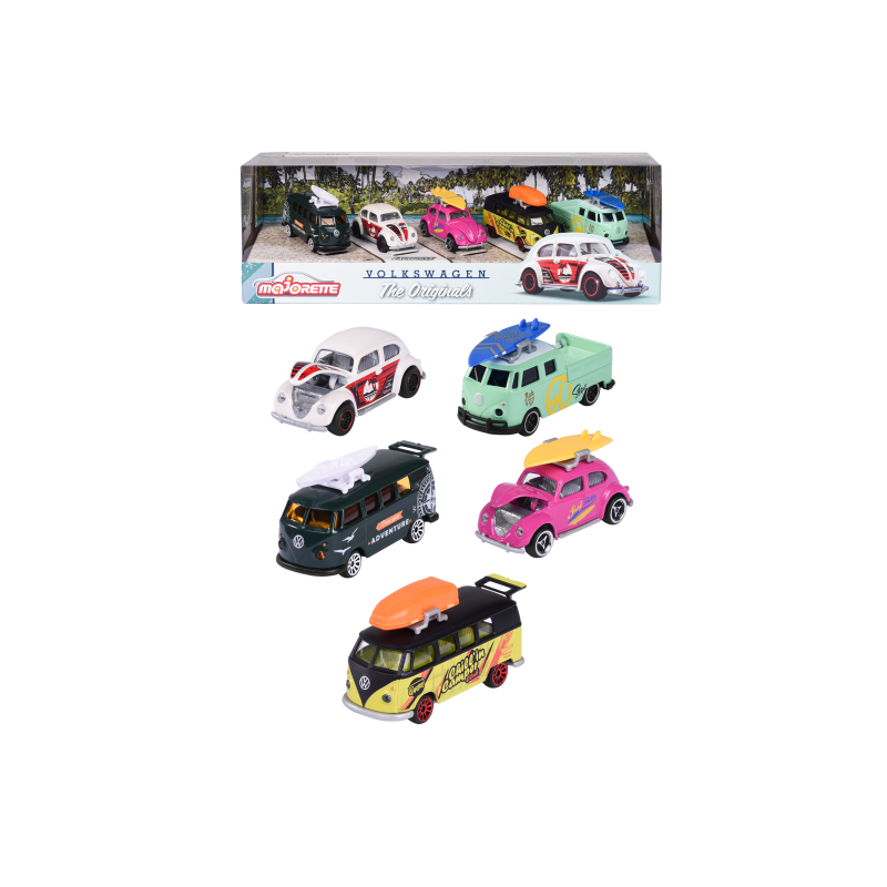 GIFTPACK 5 VEHICULOS VOLKSWAGEN THE ORIGINALS