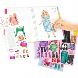 Top model cuaderno grande dress me up vestidos cut out