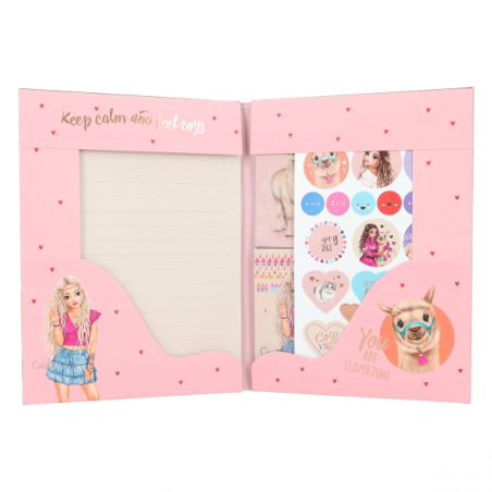 Top model set de papel de carta cosy