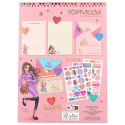 Top model set de papel de carta cosy