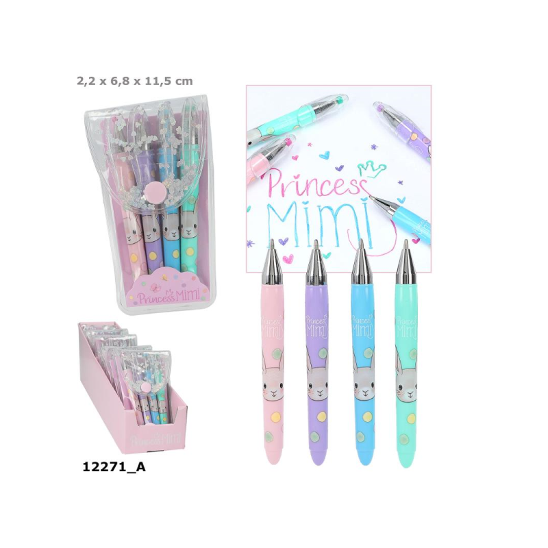 PRINCESS MIMI SET BOLIGRAFOS DE GEL