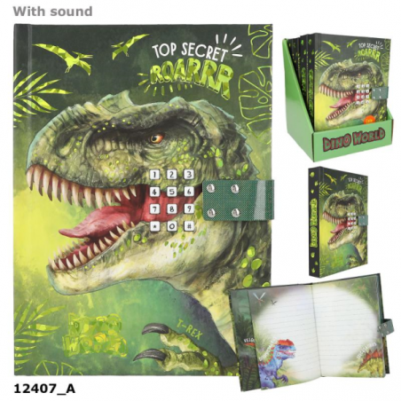 DINO WORLD DIARIO CON CODIGO Y SONIDO