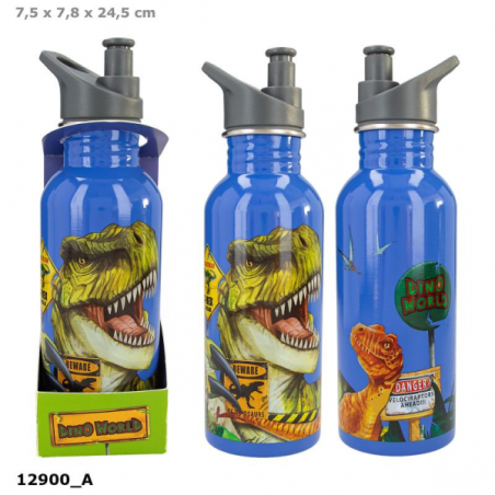 DINO WORLD BOTELLA DE ACERO INOXIDABLE