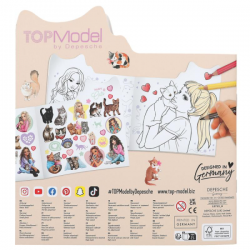 Top model kitty libro para colorear kitty and doggy