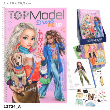 TOP MODEL CUADERNO DRESS ME UP GRANDE