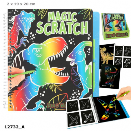 DINO WORLD MAGIC-SCRATCH BOOK