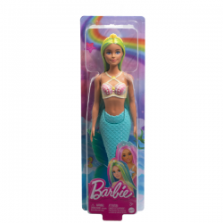 Barbie muñeca sirena cola rigida surtido