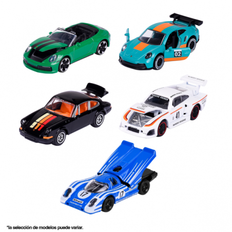 MAJORETTE GIFTPACK 5 COCHES PORSCHE MOTORSPORT