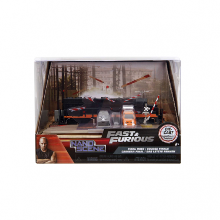 Fast & furious nano escenario diorama tren