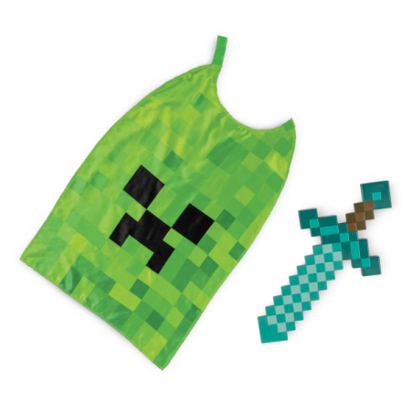 MINECRAFT ESPADA Y SET CON CAPA