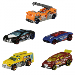 Hot wheels pack 5 vehiculos surtido