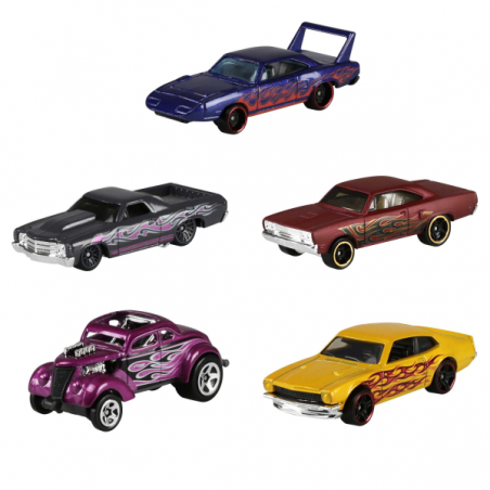 Hot wheels pack 5 vehiculos surtido