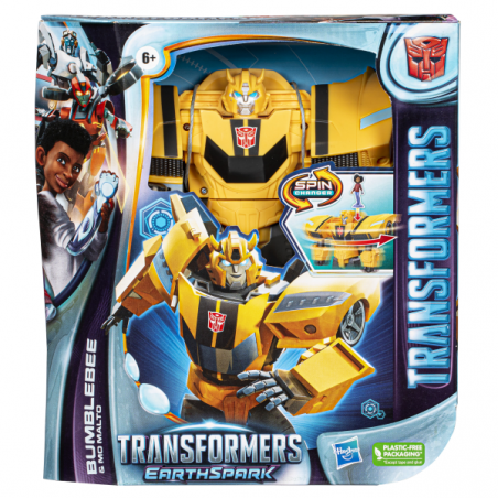 Transformers earthspark- spinchanger bumblebee