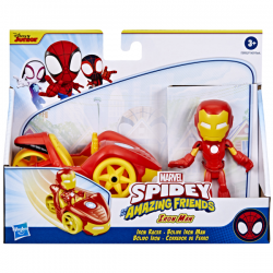 Spidey set figura y iron racer