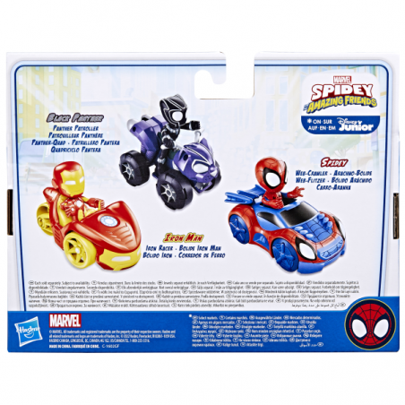 Spidey set figura y iron racer