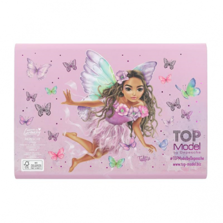 Top model archivador con papel de cartas fairy love