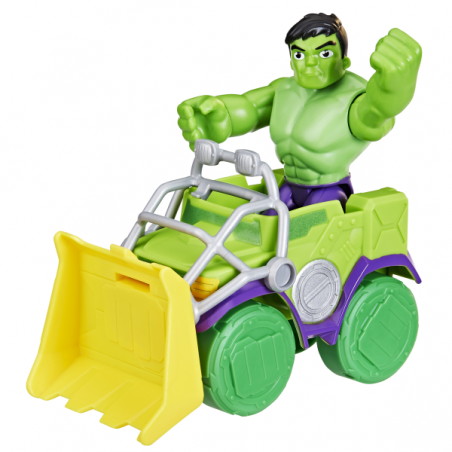 Spidey set figura y camion demoledor hulk con accesorios