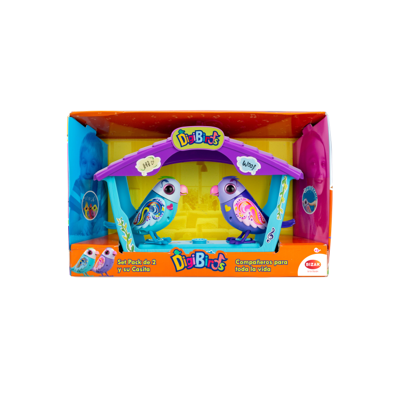 DIGIBIRDS PACK DE 2 Y SU CASITA