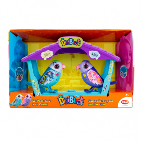 DIGIBIRDS PACK DE 2 Y SU CASITA