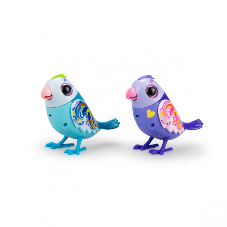 Digibirds pack de 2 y su casita