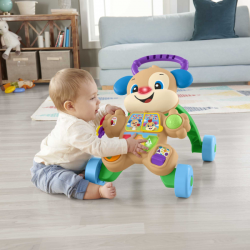 Fisher-price rie y aprende andador perrito primeros pasos - multilenguaje