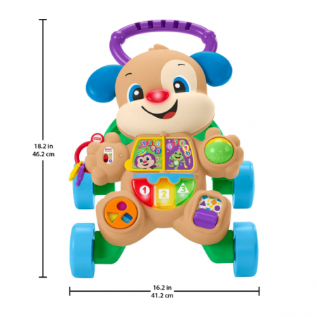 Fisher-price rie y aprende andador perrito primeros pasos - multilenguaje