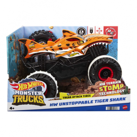 Hot wheels monster trucks radio control tiger shark