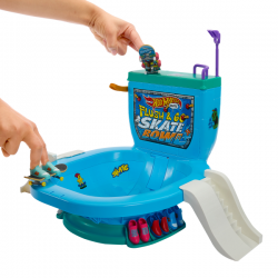 Hot wheels skate flush and go set de juego con monopatines