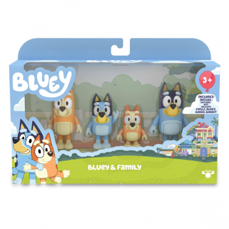 Bluey pack 4 figuras s2 surtido